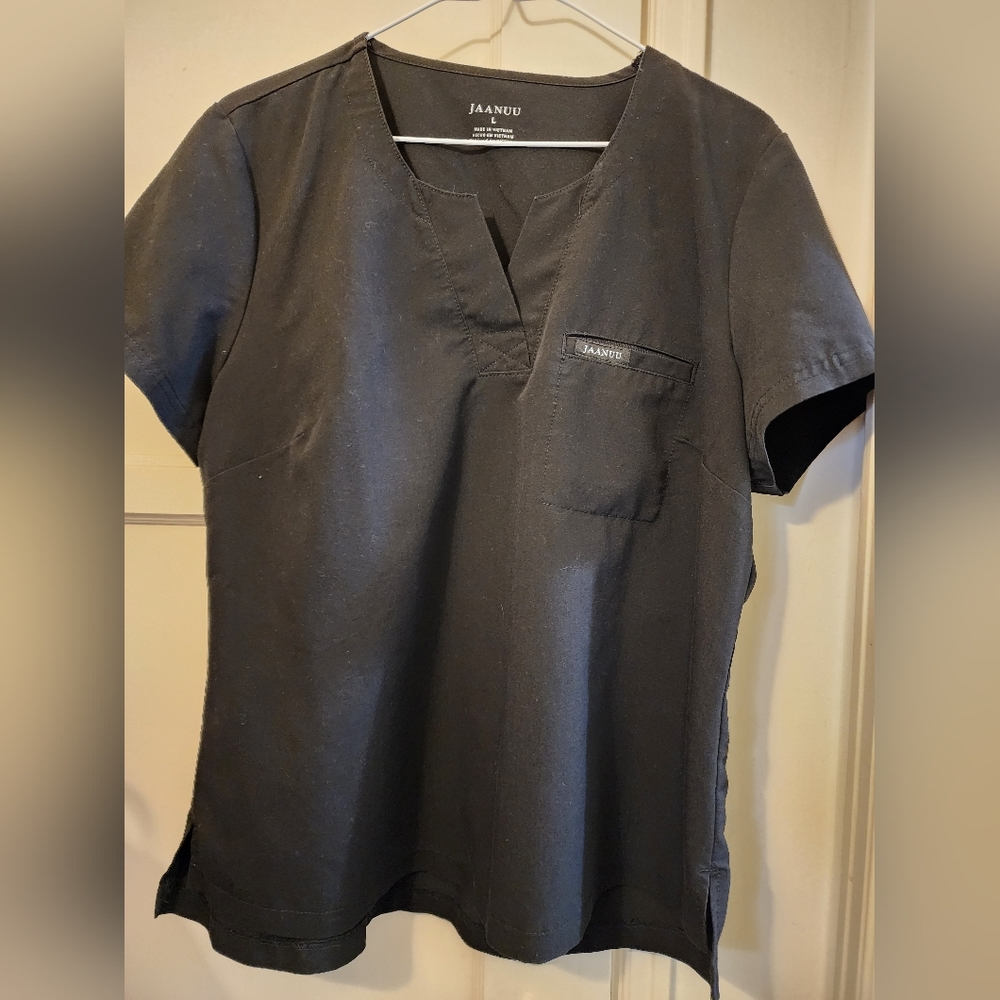 Jaanuu One pocket women's top in Black Large